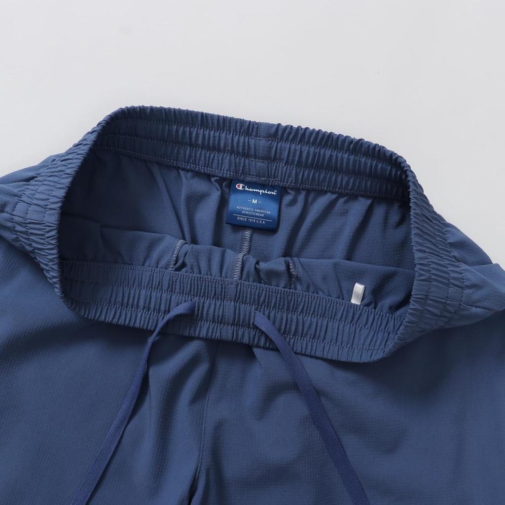 Champion Sports Shorts Stretch Shorts with Windsor Blue Women's CW-BS501, One-Point Logo,