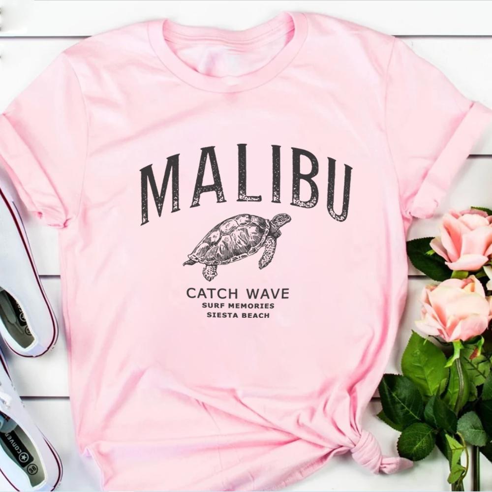 

Винтажная футболка Малибу Эстетика Сиеста Пляжная футболка Пляжный Бродяга Футболка Кокосовая Девушка Модная Летняя Футболка Пляжные Топы Y2k 3XL