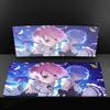 Süßes Re Zero Rem Lem Mauspads Spiel HD-Druck XXL-Mauspad Großes Computer-Laptop-Nicht-rutschfestes Tastatur-Schreibtischunterlage Anime-Mädchen Schreibtischunterlage
