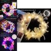 Led Light Flower Hair Accessory For Brides And Party Decorations Suitable For All Ages