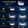 208/100 LED Solar Wall Lamp Waterproof Wireless Security Motion Sensor Light 3 Light Modes for Garden Pathway Walkway Front Door