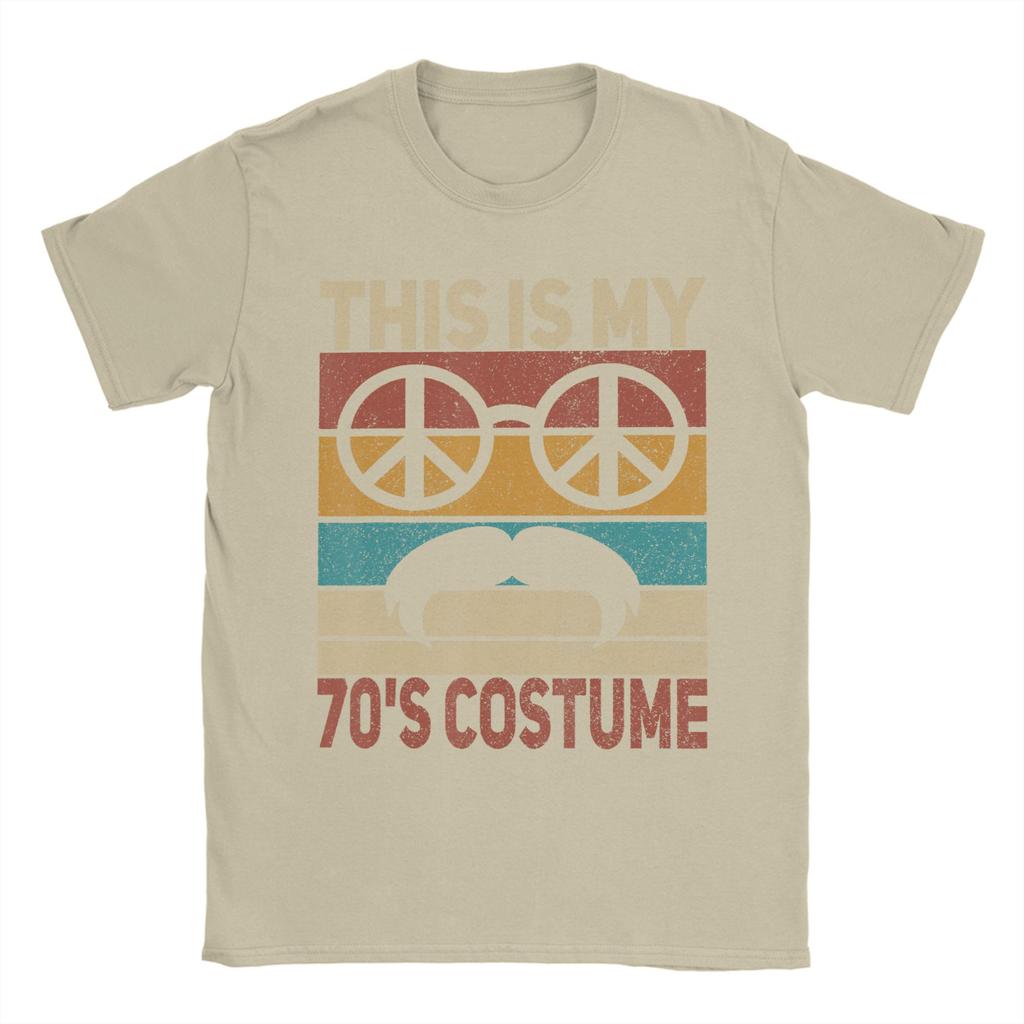This is My 70s Costume 70 Styles Unisex 70's Disco 1970s T-Shirt Summer  Fashion T Shirts Unisex Tees Short Sleeve Vintage Tshirt