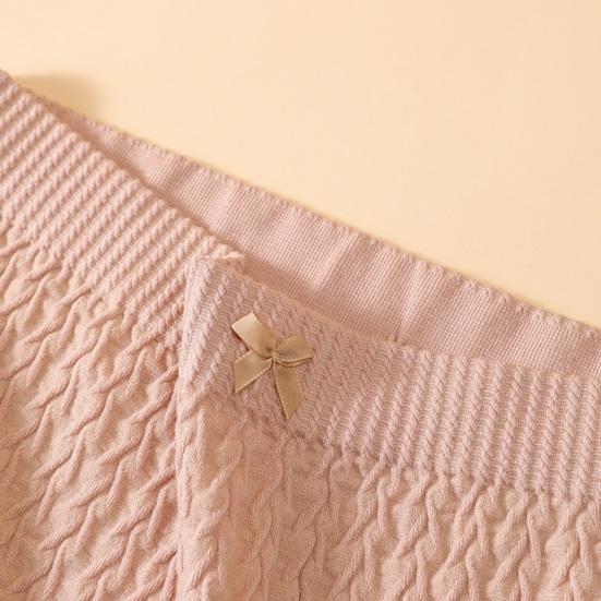 Women Panties Seamless High Waist Plus Size Tummy Control Good Breathability Solid Color Slim Fit Casual Sport