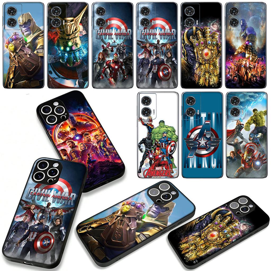 for Samsung Galaxy A07 A13 A12 A14 A23 A50 A51 A52 A53 A70 A71 A72 Note 20 9 8 10 Case Marvel Avengers Endgame Superhero Thanos
