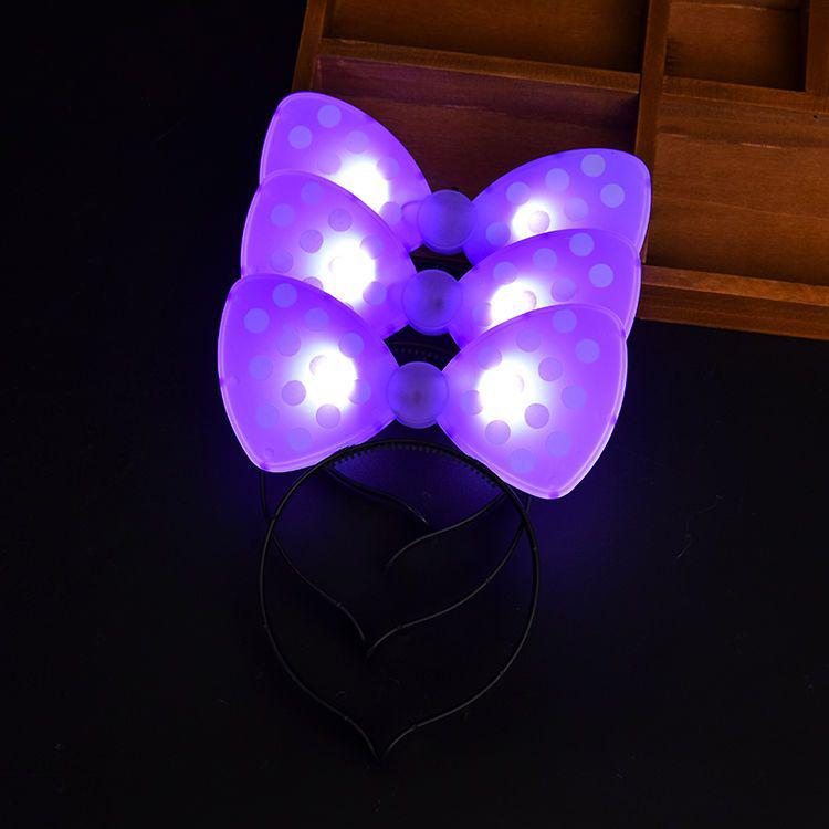 Bentiță Băț Luminos Stea Purpurie pentru Concertul Copiilor Recuzită Luminoasă