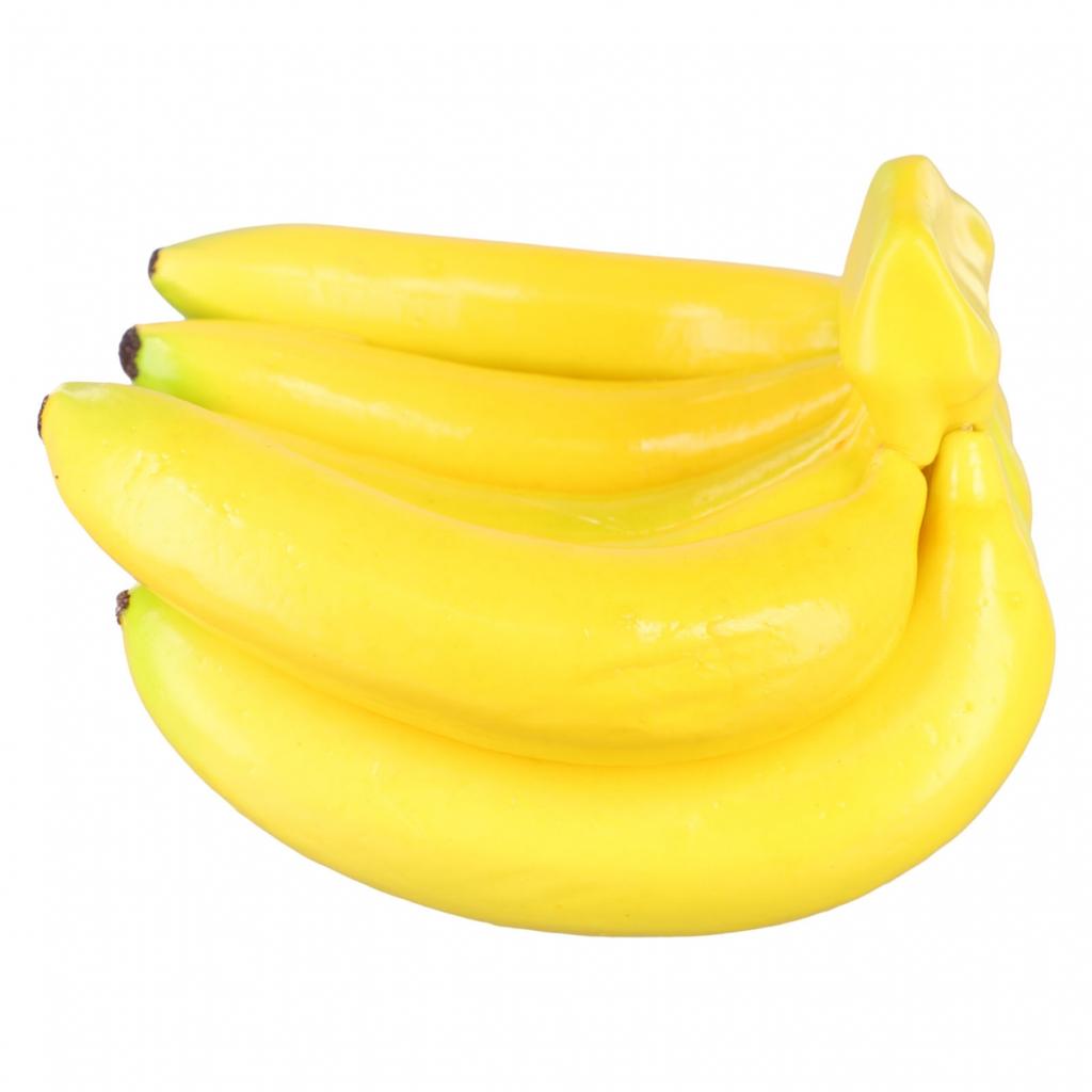 Lifelike Banana Bunch Artificial Plastic Fake Fruits Decor Prop Party Decor