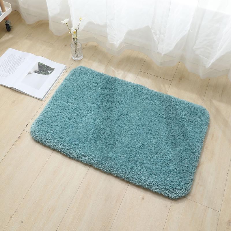 Dicke Plüsch Anti-Rutsch Badezimmermatte - Wasserabsorbierend, Anti-Rutsch, Katzenfreundlicher Teppich für Eingang, Toilette, Couchtisch oder Erker
