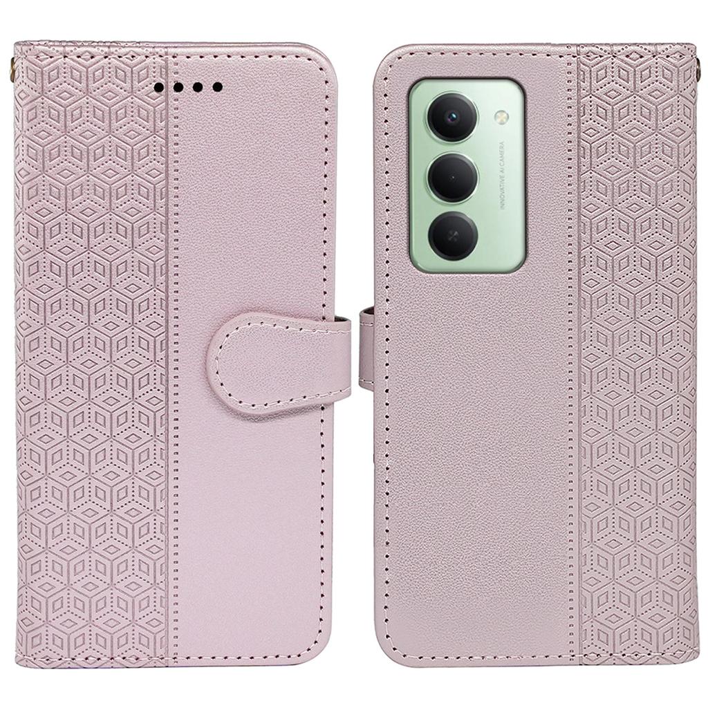 Pro Xiaomi Redmi 15 5G (Globální) (169 mm) Peněženka Pouzdro na telefon Vzorový otisk Kožený flipový kryt