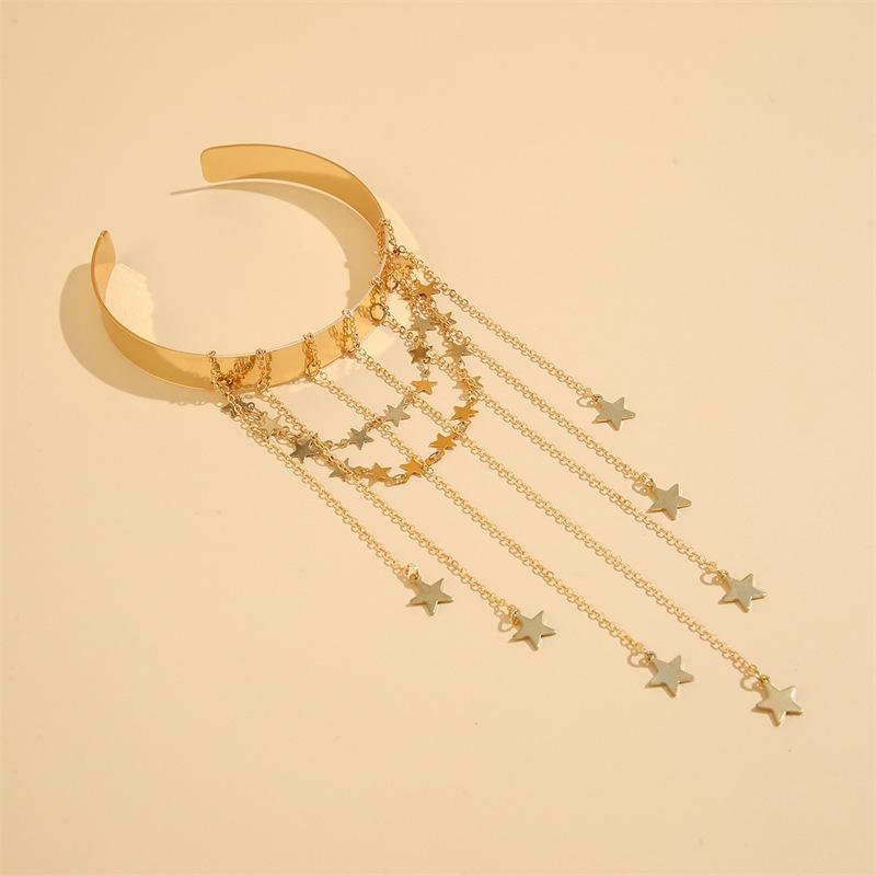 Bohemian Star Pendant Arm Bracelet Bracelet Fashion New Chain Fringed Love Arm Ring Jewelry