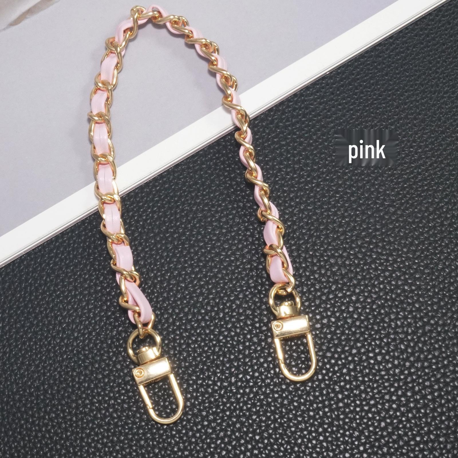 

Летний кожаный ремешок-цепочка кроссбоди для рюкзаков и сумок - Сделай сам плечевой ремень и металлический шнурок