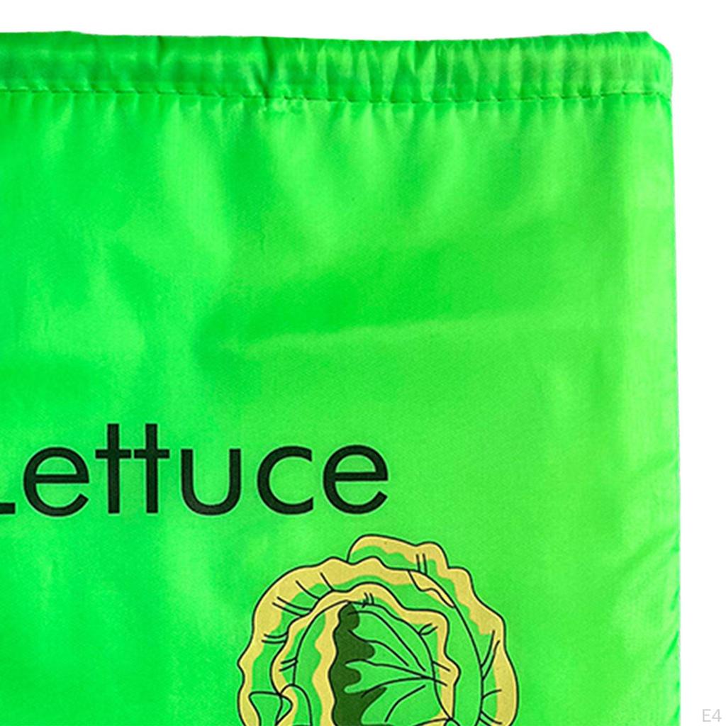 Fresh Produce Bag Drawstring Aluminum Foil Refrigerator Organizer Veggie Vegetable