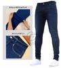 F fasnlido Skinny Stretch Denim Long Plus Sizes Men's Jeans, Pants, Trousers, M-3XL (2XL Navy)