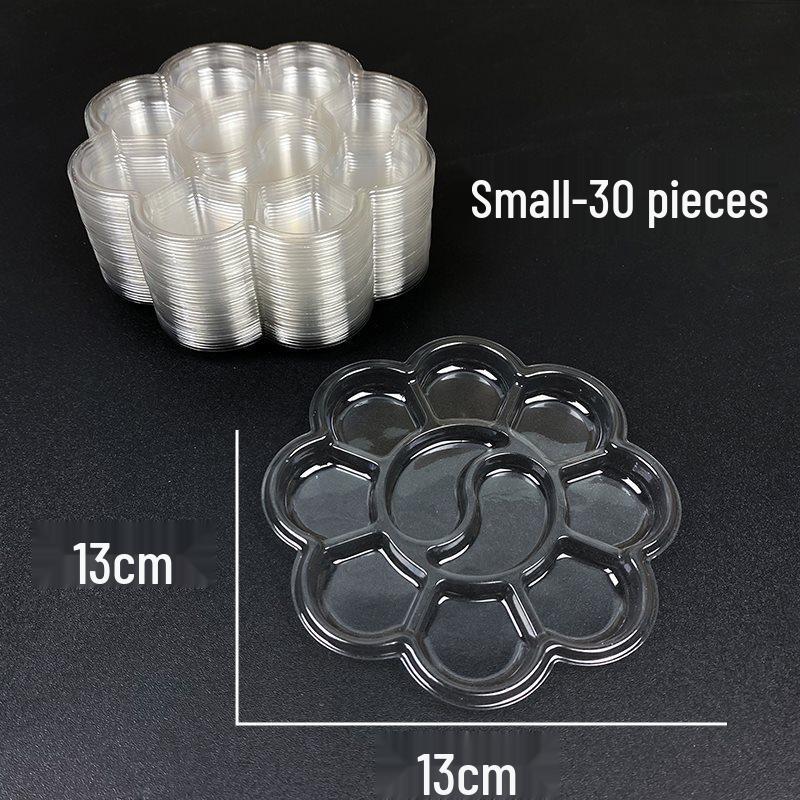 Plum Blossom Shaped Disposable Painting Palette