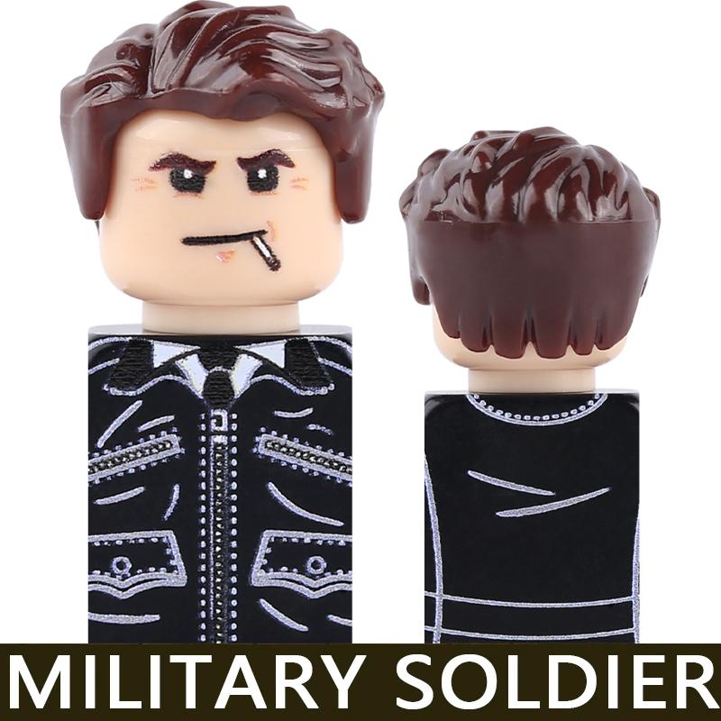 WW2 Military Soldier Figures Building Blocks Army Japanese Warrior Medical Nurse Officer Infantry Helmets UV Printed Bricks Toys