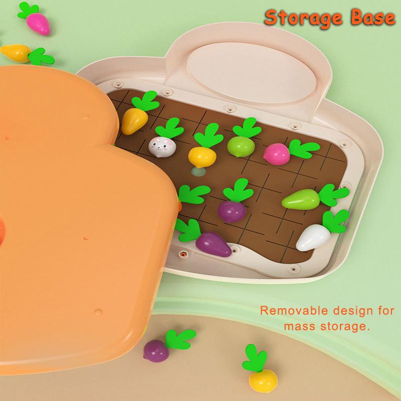 Toddler Montessori Math Toy Radish Harvest Memory Game Number Sense Scale Learning Counting Early Education Parish Teaching  AID