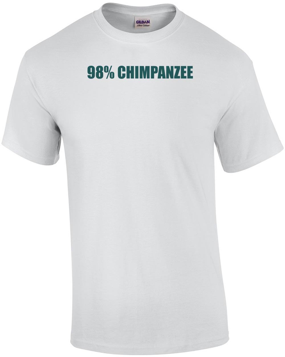 98% CHIMPANZEE Shirt Unisex T-Shirt M
