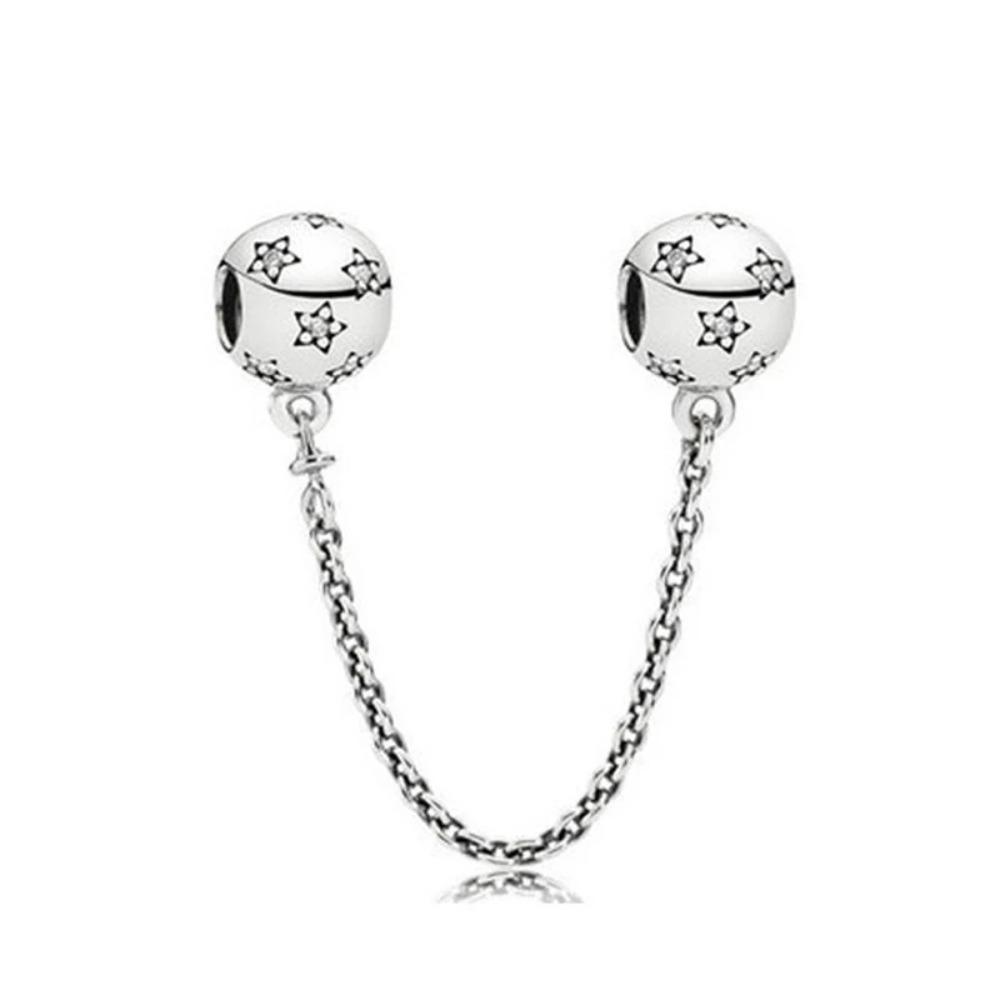 925 Silver Bow Globe Snowflake Charm Pendant DIY Jewelry Gift For Women Fashion Bracelet Accessories