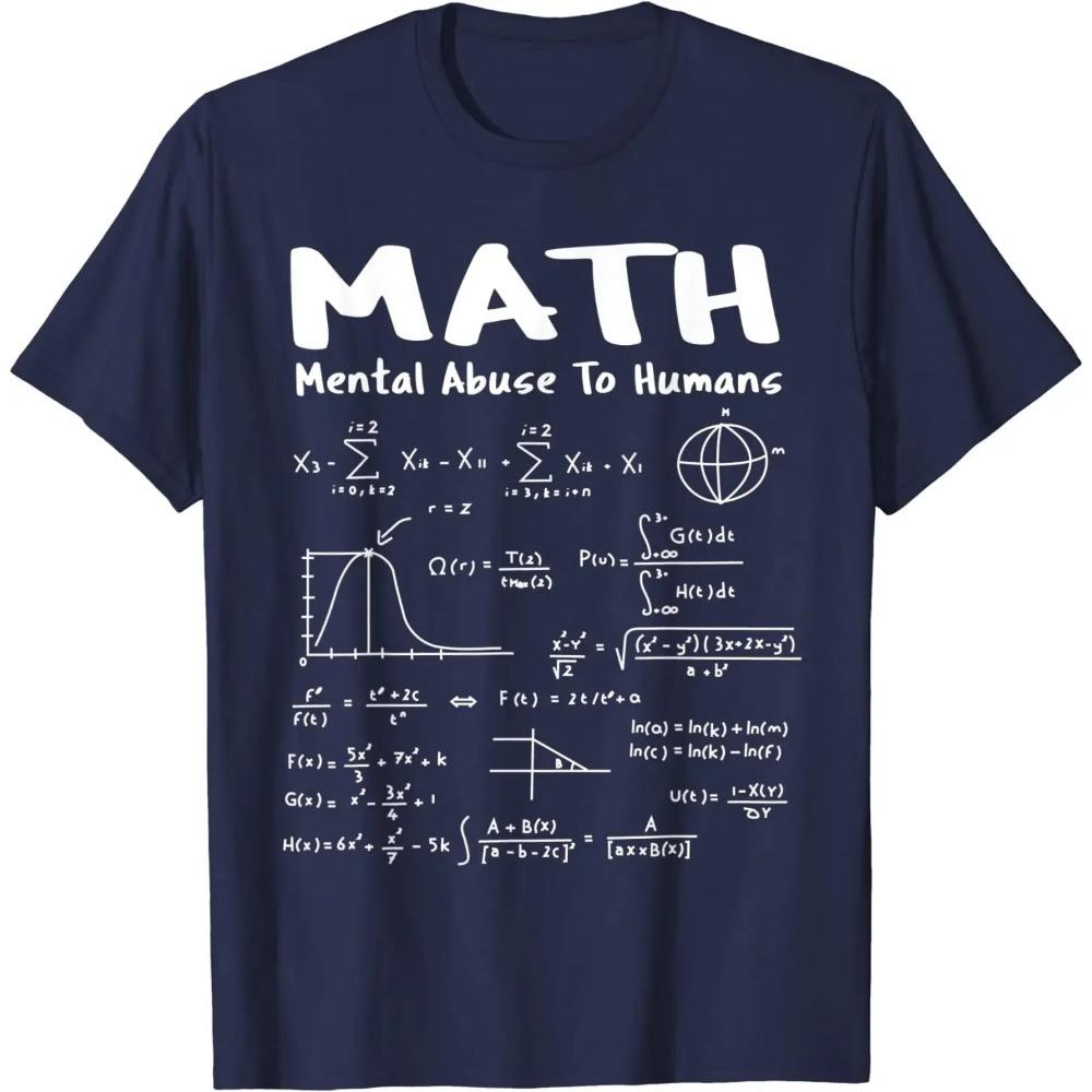 

Тяжелый Стиль Уличная Мода Винтаж Лучшая Математическая Футболка 100% Хлопок Круглый Вырез Лето Короткий Рукав Повседневная Мужская Размер S-5XL XXXXXL темно-синий