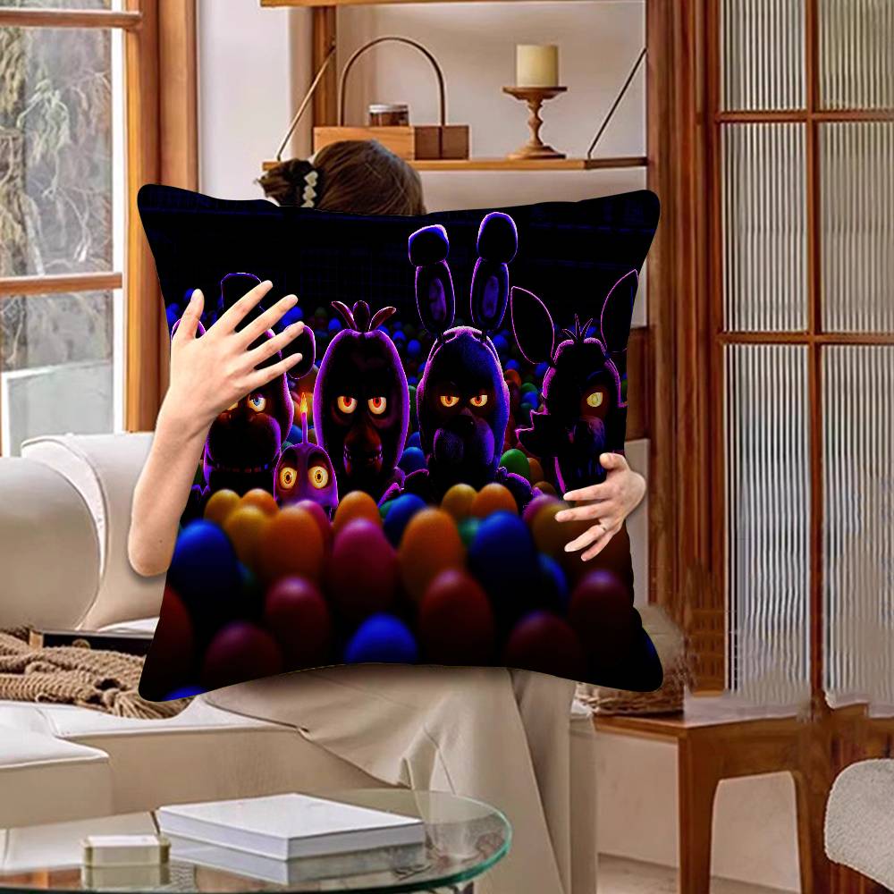 Fnaf F-FiveS-nights-At-Freddys Pillow Gift Home Office Decoration Bedroom Sofa Car Cushion Cover Case 45x45