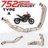 Modified Motorcycle Exhaust Tailpipe for BENELLI 752S