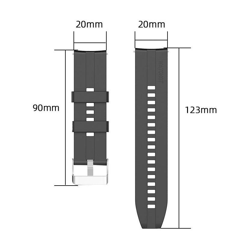 Cinturino in silicone sportivo Huawei GT2 per GT2/Orologio Honor GT