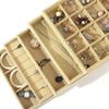 Multifunctional Jewelry Box Stackable Display Jewelry Holder Space Saving Linen Jewelry Tray  Ring