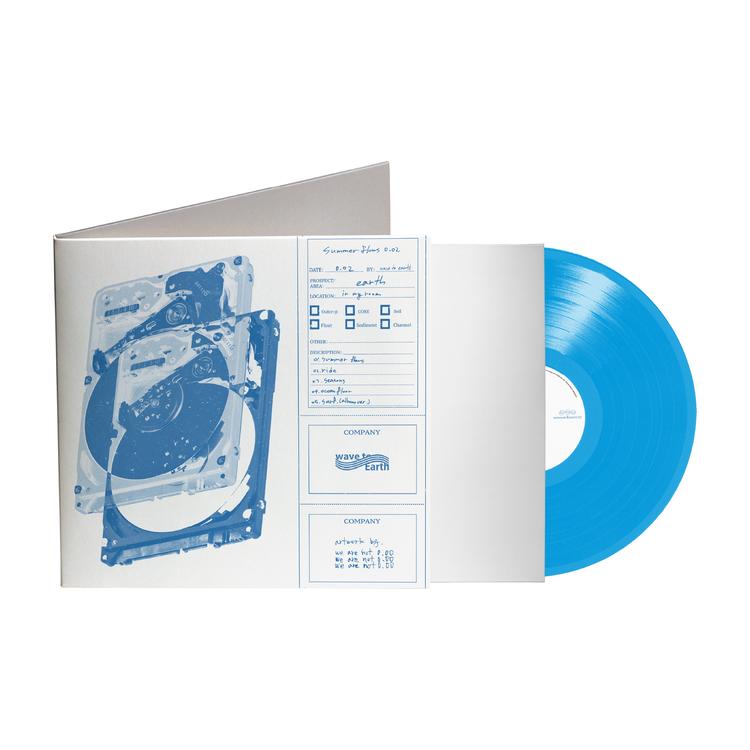 WAVE TO EARTH [summer Flows 0.02] 2nd EP Album (Blue / White Vinyl)