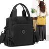 Waterproof Nylon Tote Bag for Women Large Capacity Shoulder Crossbody Handbag with Multi Pockets
