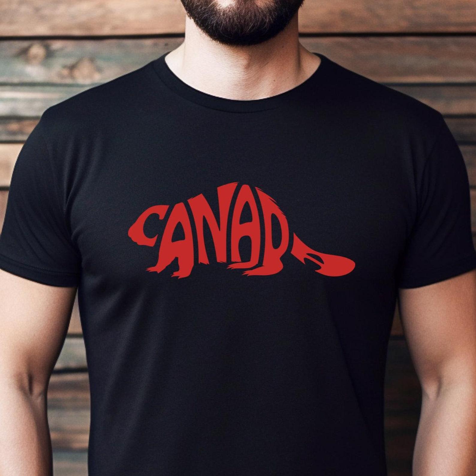 Canada Beaver Tshirt | Love Canada Shirt | I Am Canadian | Canada T-Shirt | Unisex XL