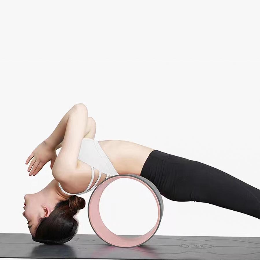 Yoga-Rad offener Rücken Yoga-Ausrüstung Fitness Yoga-Rad Rolle Schlaufe Zuhause Pilates-Kreis
