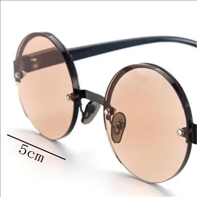 Natural Crystal Reading Glasses Anti Fatigue Round Brown Frame Trendy Retro Eyewear for Women HD Vision