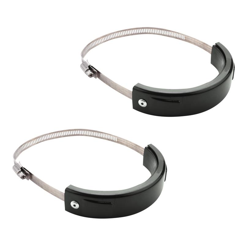 2X Motorcycle Accessories Exhaust Protector Can Cover Universal Fit 100Mm-160Mm Oval Exhaust For Yzf Honda