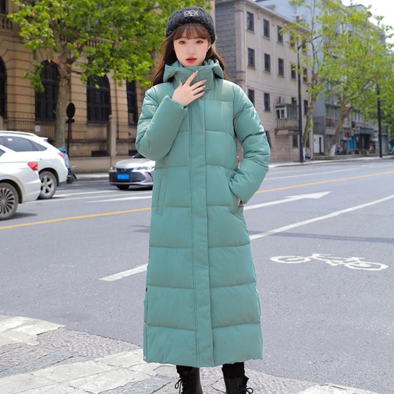 Winter Women's Long Knee-length Thickened Fashionable and Versatile Loose Coat