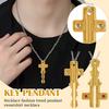 Costumer Entity Cross Key Dead Reckoning Props, Remastered Movie Keys With The Same Key, Golden Key, Movie Peripherals, Toy Props