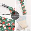 FINETOO 4Pcs Snowflake Santa Claus G-String Sexy Breathable Women's Underwear Low Waist Thong Merry Christmas Panties Diamonds