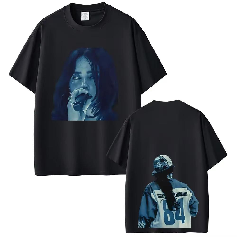 Happier Than Ever 2026 Tshirt Men Women Fashion Pop Music Short Sleeve T Shirts Unisex Hip Hop Tshirts Streetwear Y2k