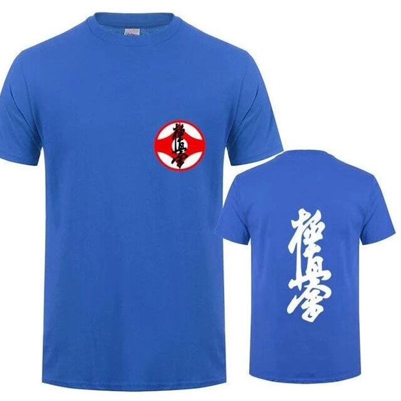 Masutatsu Oyama Karate Casual Clothes Kyokushin Karate T Shirt men Kyokushin logo Karate Kids T-Shirt Japan Kanji Symbol Apparel