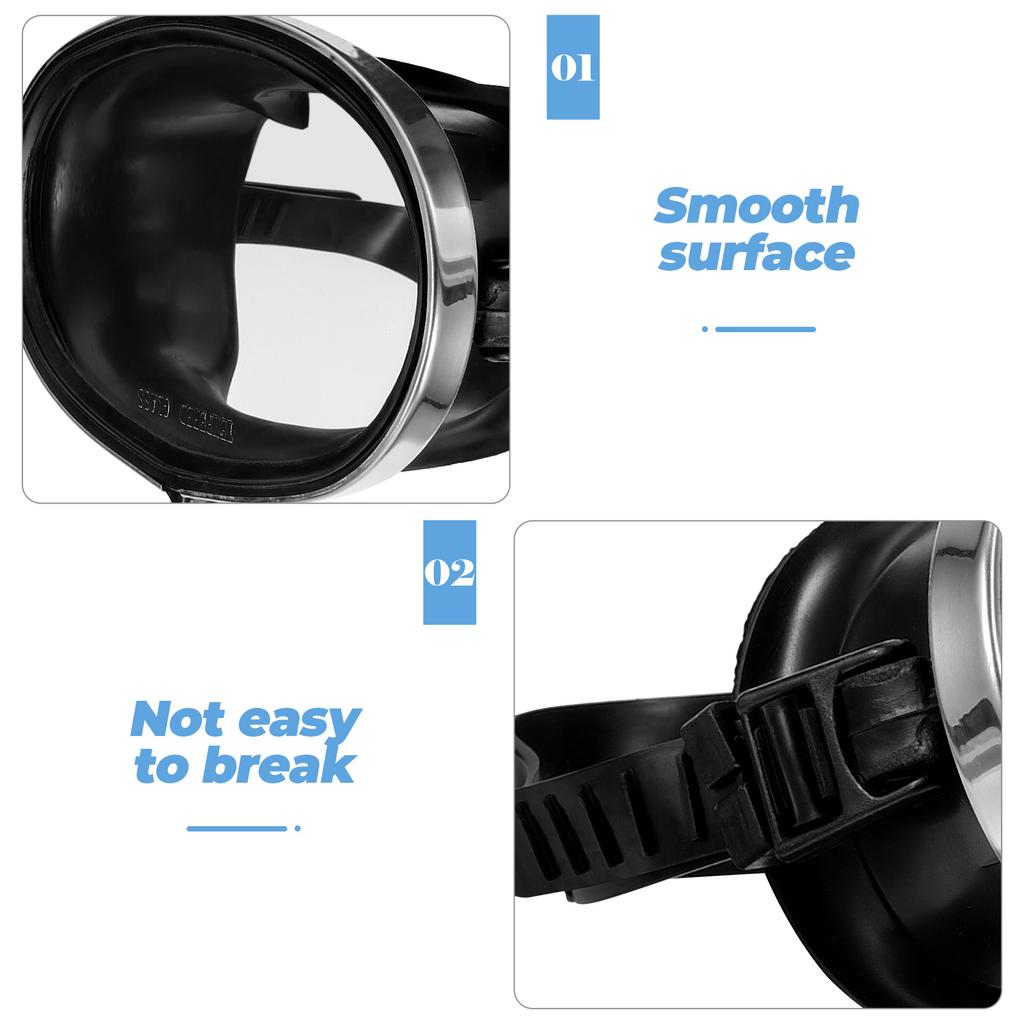 Yüzme Maskesi Erkek Gözlüğü Dalış Yüz Aleti Solunum Cihazı Su Geçirmez Buğu Önleyici Lensler Şnorkel Ekipmanı Erkekler Kadınlar İçin