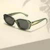 Small Frame Sunglasses Black Frame Fashionable UV Protection Lightweight Stylish Eyewear for Women Men
