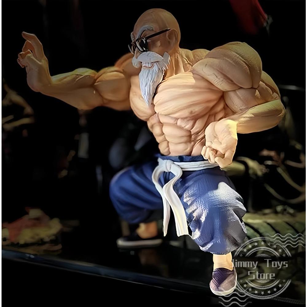 10cm Anime Dragon Ball Figure GK Muscle Master Roshi Goku Kame Sennin Figurine PVC Action Figure Model Children Dolls Gift Toys