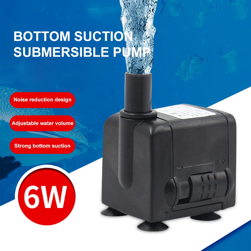 Submersible Water Pump 450L/H Pet Water Fountain Pump Ultra-Quiet Pool Filter Pump for Aquarium Rockery Fountain