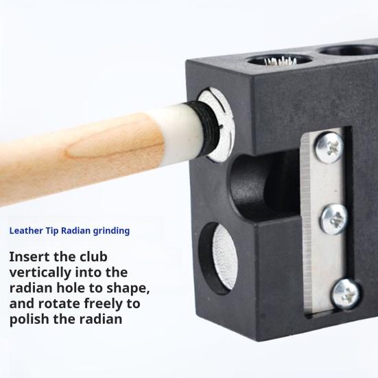 Snooker Køspiss Reparasjonsverktøy Multifunksjonelt Biljard Køspiss Skraper Former Poleringsverktøy Lufterverktøy Profesjonelt Biljardtilbehør