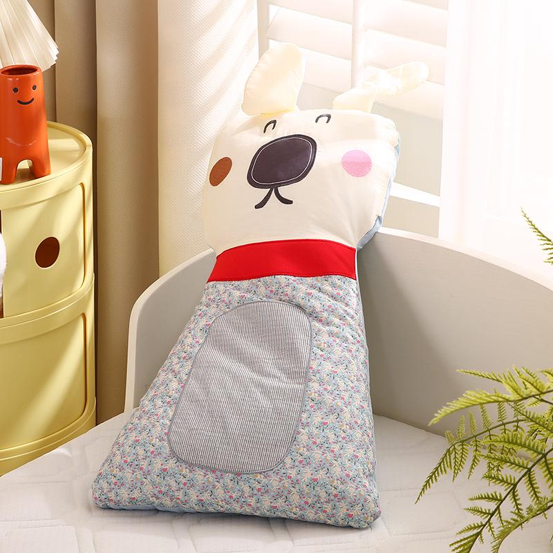 Zoo Cartoon Cotton Buckwheat Neck Pillow for Children - Removable & Washable 35x60cm Bitter Buckwheat Hull