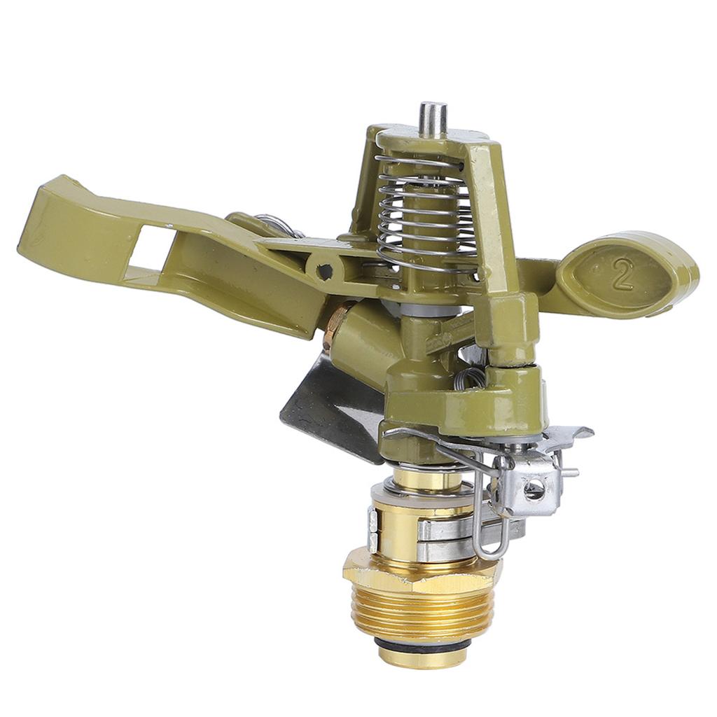 G3 4 Zoll Aluminiumlegierung Garten Rasen Schwenkarm Bewässerungsdüse Wassersprühregnerkopf