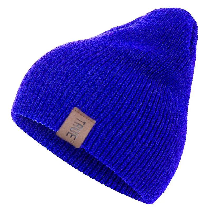 Unisex Casual Beanie Hat Knitted Hat Cap Fashion Solid Color Daily Winter Hat For Men Women