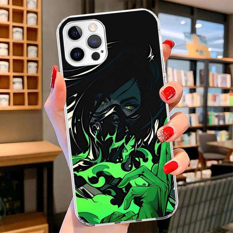 Valorant Game Cool Cover Phone Case For iPhone 16 17 Air 15 14 Pro Max 16E Phone Case 13 Mini 12 11 7 SE 8 Print Pattern Fit Cas