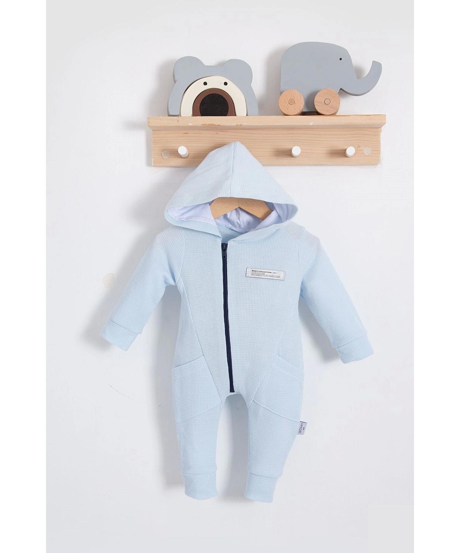 

Детские комбинезоны из 100% хлопка с боковыми карманами и молниями