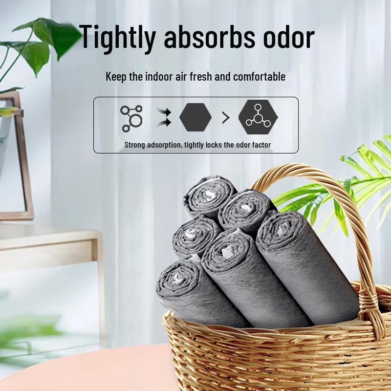 Bamboo Charcoal Dog Pee Pad - Thick, Deodorizing, Absorbent & Waterproof Disposable Diaper Mat