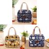 Canvas Lunch Bag For Office Workers With Thickened Handle And Style For Daily Use