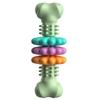 TPR Dog Bone Teething Toy for Small Medium Dogs Interactive Chew Toy with Meaty Flavor Long Lasting Gnawing Resistance